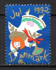Stamp, Jul 1992, Cinderellas,  , Christmas