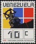 Stamp, Valve in oil pipeline, Venezuela,  