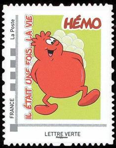 Stamp, Hemo, France,  , Cartoons