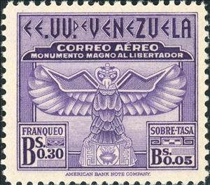 Stamp, Transfer of Ashes Simón Bolívar to Caracas (II), Venezuela,  , Anniversaries and Jubilees