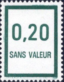 Timbre fictif de cours d'instruction