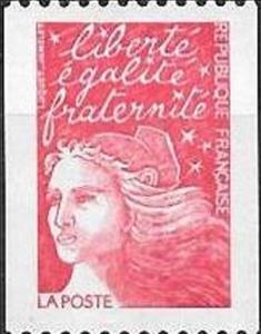 Stamp, Marianne type Luquet, France,  , Stylized Figures / Persons, Women