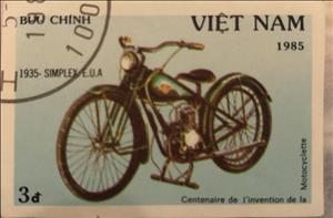 Stamp, 1935 Simplex USA, Vietnam,  , Motor Scooters
