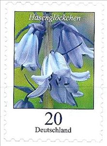 Stamp, Bluebells (Hyacinthoides sp.), Germany, Federal Republic,  , Flowers, Plants (Flora)