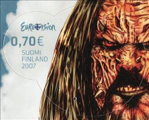 Stamp, Selfportrait by Lordi - Type II, Finland,  , Music, Singers, Special Occasions