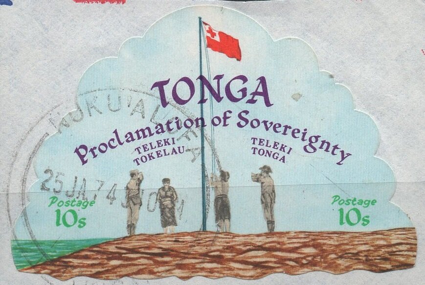 Proclamation of Sovereignty - flag raising