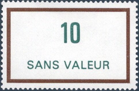 Timbre fictif de cours d'instruction