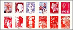Booklet, Visage de la Cinquième République, France,  , Animals (Fauna), Anniversaries and Jubilees