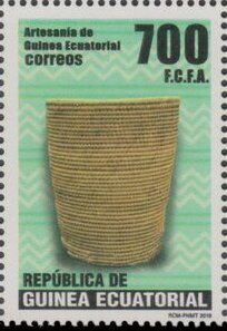 Stamp, Handicrafts (2018), Equatorial Guinea,  , Crafts