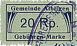 Stamp, Albigen, Switzerland,  