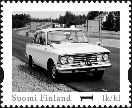 Police cars - Moskvitsh Elite
