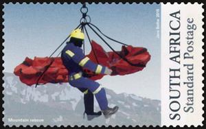 Stamp, Mountain Rescue, South Africa,  , Fire-brigade, Rescue Services, Rescue Squads