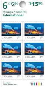 Booklet Pane, Iceberg off coast of Newfoundland & Labrador, Canada,  , Landscapes