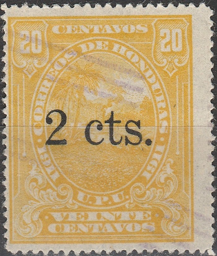 Coastal Landscape 1913 Overprint