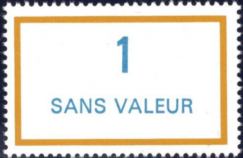 Timbre fictif de cours d'instruction
