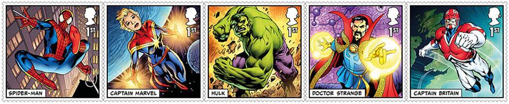 Marvel Comics Se-Tenant Strip #1