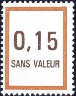 Timbre fictif de cours d'instruction