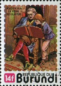 Stamp, Andersen. The Glacier Virgin., Burundi,  , Fairy Tales