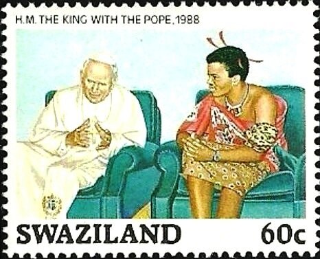 With Pope John Paul II