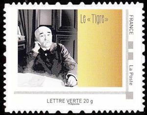 Stamp, Georges Clemenceau, France,  