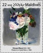 Édouard Manet, Flowers in a Crystal Vase, c. 1882