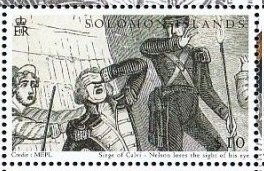 Siege of Calvi - Nelson loses the sight of his eye