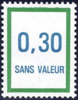 Timbre fictif de cours d'instruction