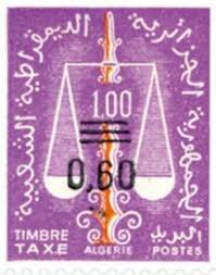 Balance (Timbre-Taxe de 1963 surchargé)
