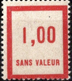 Timbre fictif de cours d'instruction