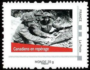 Stamp, Canadiens en reperage, France,  , Anniversaries and Jubilees