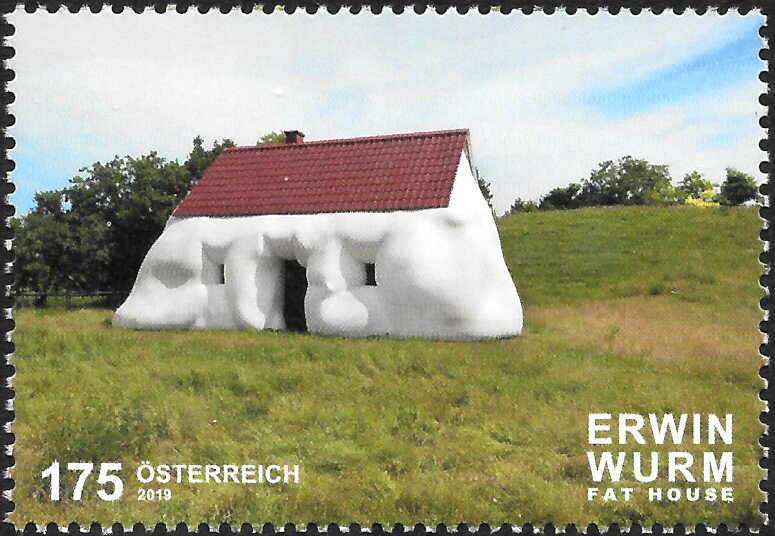 "Fat House", by Erwin Wurm