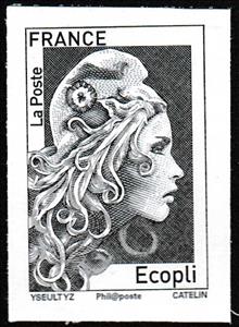 Stamp, Marianne, France,  , Famous People, Symbols