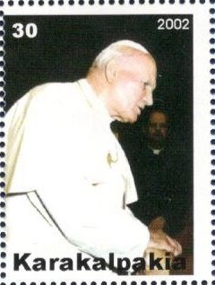 Stamp, John Paul II, Cinderellas,  , Popes