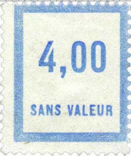 Timbre fictif de cours d'instruction