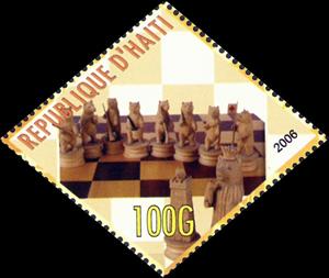 Stamp, Chess, Cinderellas,  , Chess, Sports