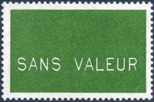 Stamp, Timbre fictif de cours d'instruction, France,  , Numbers