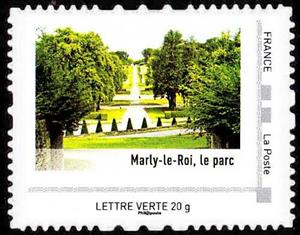 Stamp, Marly-le-Roi, le parc, France,  , Landscapes, Parks