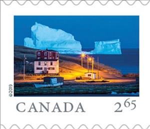Stamp, Iceberg off coast of Newfoundland & Labrador, Canada,  , Ice, Landscapes