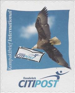 Stamp, Kompaktbrief International, Germany, Modern Private Post Offices,  , Advertisements, Birds, Stamps