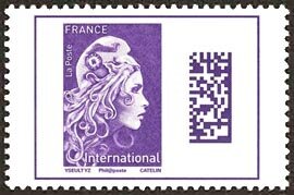 Stamp, Marianne L'Engagée, France,  , Women