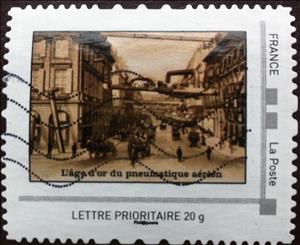 Stamp, Golden age of pneumatic post, Personalized and Private Mail Stamps,  , Postal History, Transport