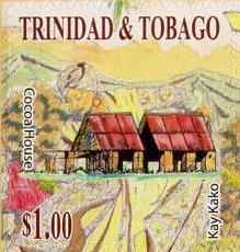 Stamp, Cocoa House, Trinidad and Tobago,  , Agriculture, Traditions