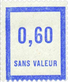 Timbre fictif de cours d'instruction