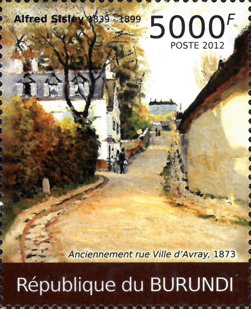 "Street in Ville d'Avray" (1873)