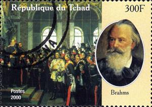Stamp, Brahms, Cinderellas,  , Famous People, Musicians