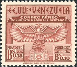 Stamp, Transfer of Ashes Simón Bolívar to Caracas (II), Venezuela,  , Anniversaries and Jubilees