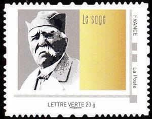 Stamp, Georges Clemenceau, France,  