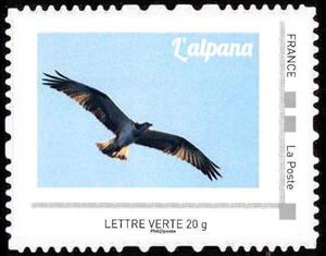 Stamp, L'alpana, France,  , Animals (Fauna), Birds