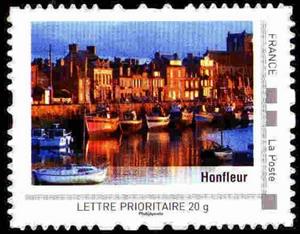 Stamp, Honfleur, France,  , Ports, Townscapes / City Views