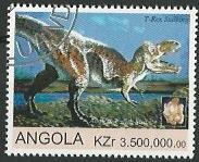 Stamp, T-Rex stalking, Amalzine with stilbite, Cinderellas,  , Dinosaurs, Gemstones, Minerals, Prehistorical Animals